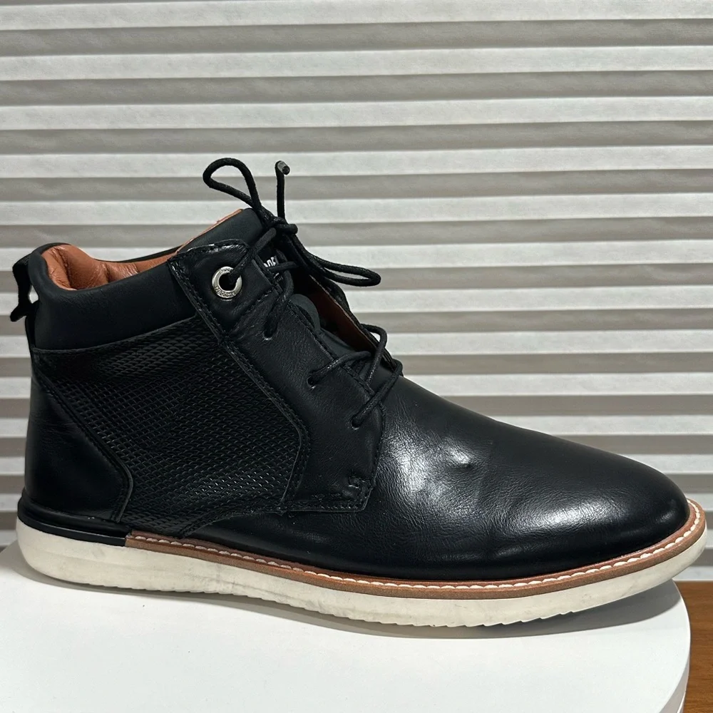 👞MADDEN👞 Lace Up Chukka Dress Boot Black Size: 9